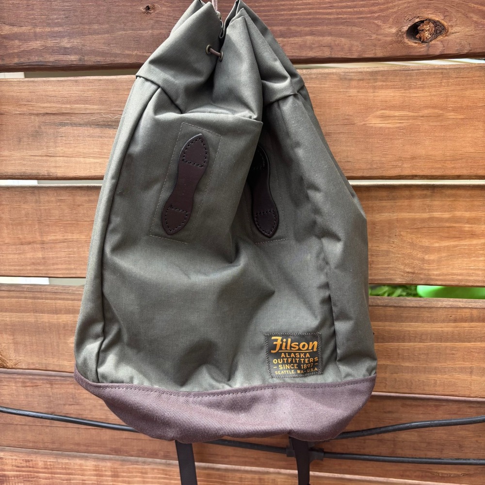 Filson Day Pack Mens OS Otter Green Good Rugged Canvas Backpack